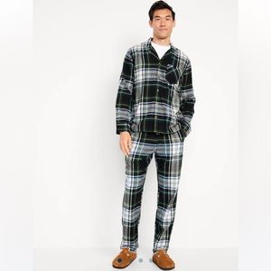 NWT Mens Plaid Flannel Pajama Set